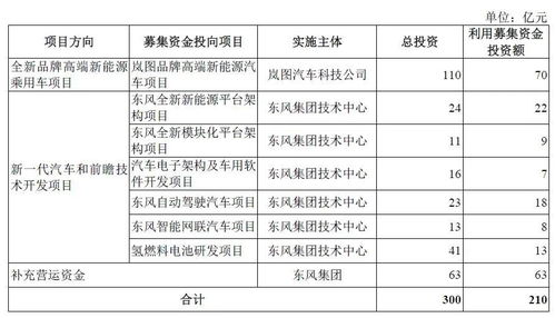 东风汽车亮 家底 ,拟募资210亿冲刺创业板最大ipo